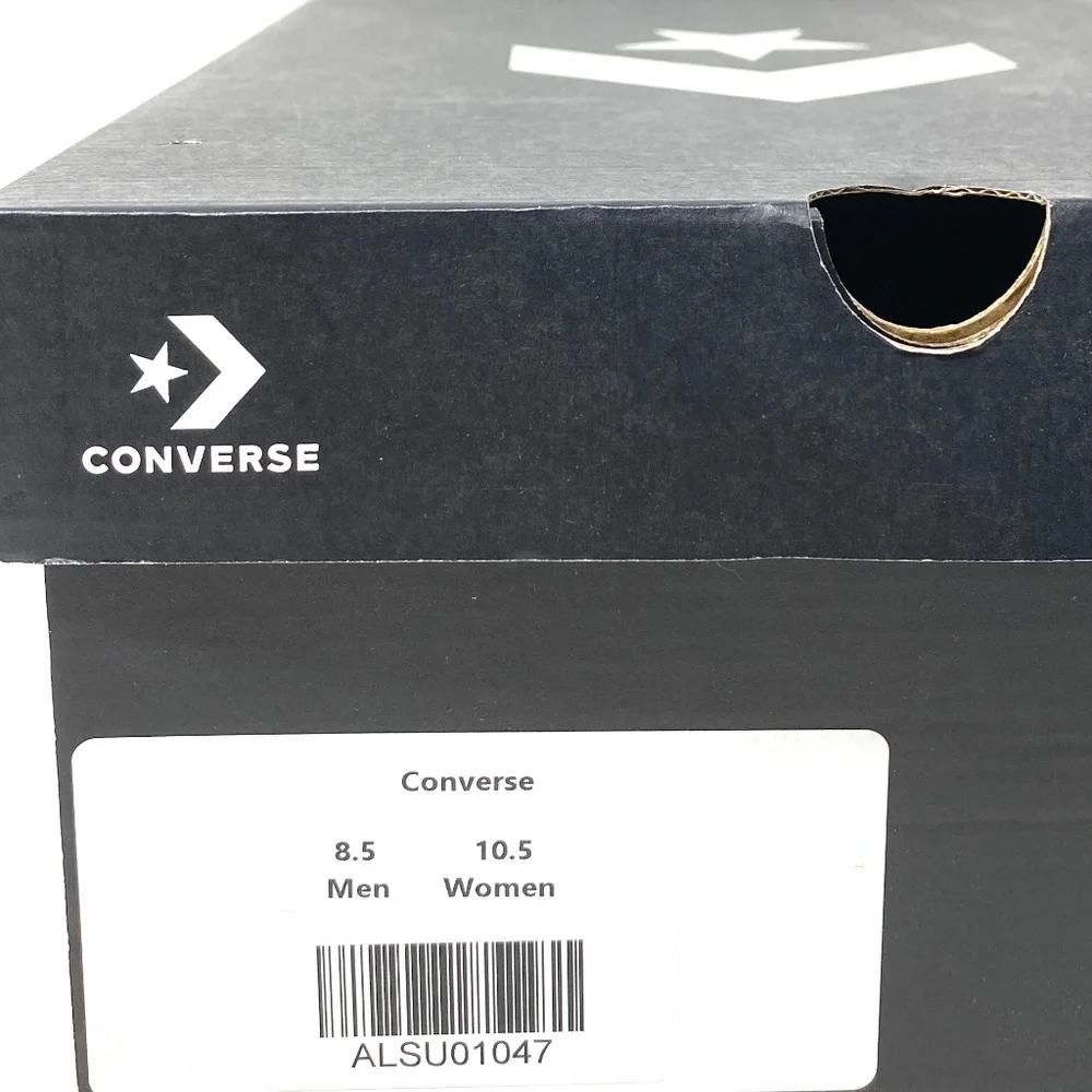 Converse Ctas High Top Leather Black Women's Size Sneakers Custom 165506C-BK - Picture 9 of 10
